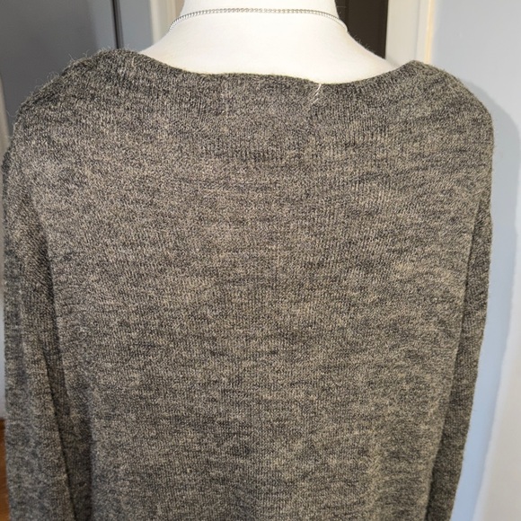 A'Reve Gray and Black Lace Midi Dress - Picture 5 of 9